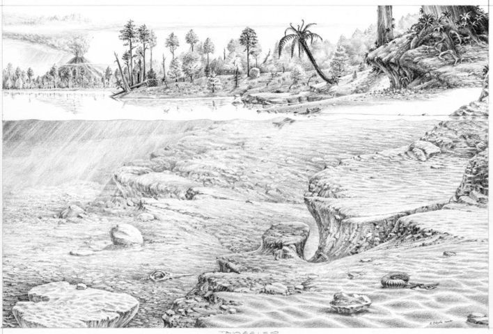 triassico - illustrazione
